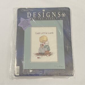Designs for the Needle Cross Stitch Kit God’s Little Lamb The Kinka Collection